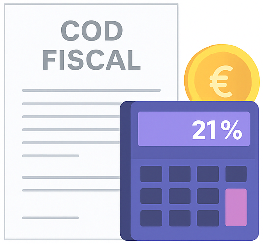 Cota TVA 21 %